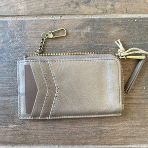 NWT Hobo Kane Zip Wallet in Cobblestone